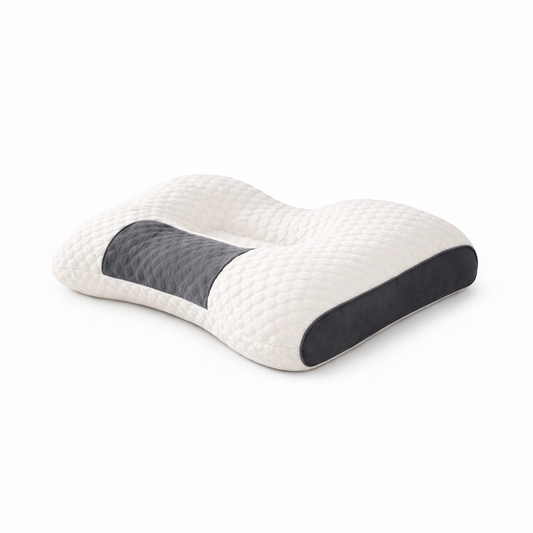 Oreiller cervical ergonomique à mémoire de forme