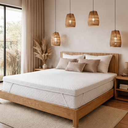 Surmatelas Premium 7 cm – Confort immédiat pour tous les matelas